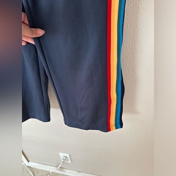 Urban Outfitters track pants rainbow stripes sz small - Picture 4 of 9
